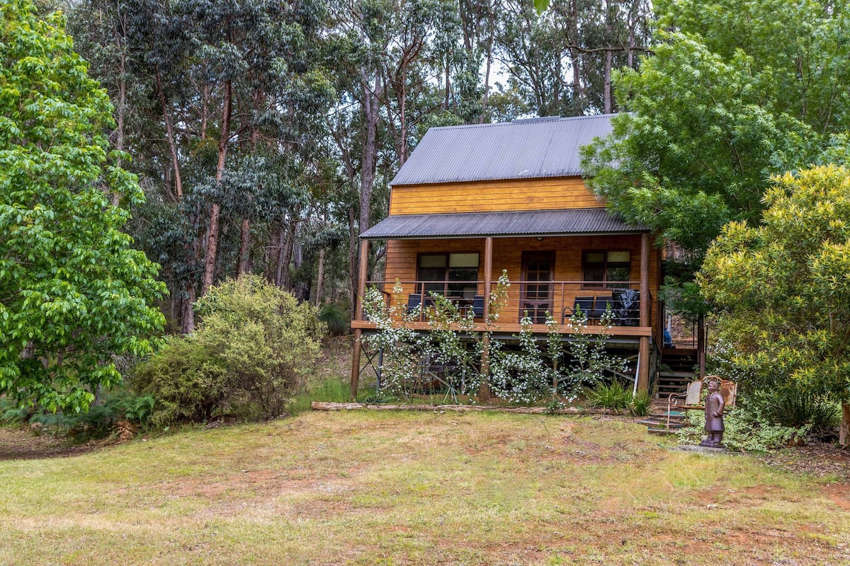 Familie chalet, 2 slaapkamers, niet-roken, uitzicht op tuin | Voorkant van accommodatie