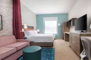 Studio suite, 1 kingsize bed | Een strijkplank/strijkijzer, gratis wifi