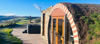 Hedgehogs View -  a hobbit hut that sleeps 6 guests  in 3 bedrooms