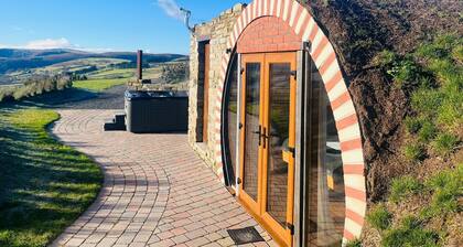 Hedgehogs View - a hobbit hut that sleeps 6 guests in 3 bedrooms