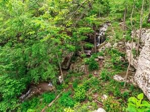 Property grounds - The Waterfall Cabin w/ Incredible Sunset View (Ponca)
