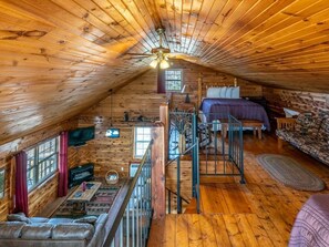 Interior - The Waterfall Cabin w/ Incredible Sunset View (Ponca)