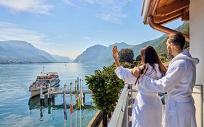 Panoramic Studio Suite, Terrace, Lake View | Premium bedding, down comforters, Select Comfort beds, minibar - Al Molo 5 (Oliveto Lario)