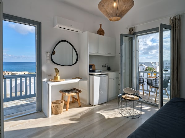 Deluxe-Apartment, 1 Schlafzimmer, Meerblick