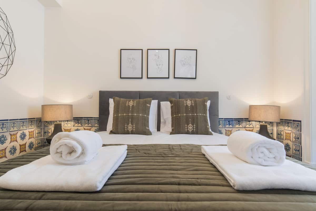 City Apartment, Berbilang Katil, Kitchen, City View | 2 bilik tidur, peralatan tempat tidur premium, peti besi dalam bilik