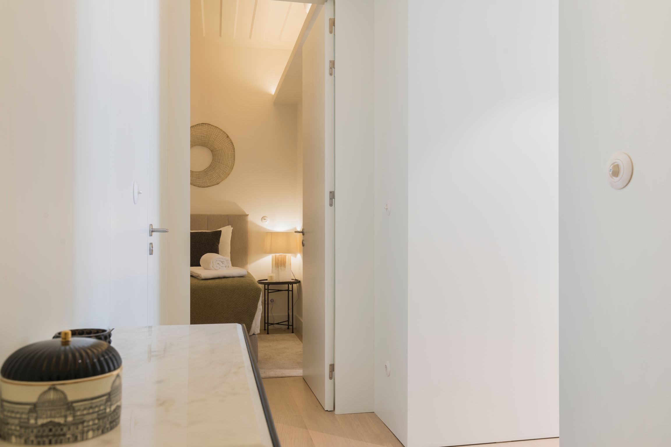 Apartamento urbano, várias camas, cozinha, vista para a cidade | Roupas de cama premium, cofres nos quartos, escrivaninha