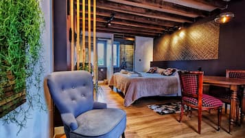 Chambre Double ou avec lits jumeaux | Draps en coton égyptien, literie de qualité supérieure, minibar