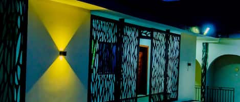 Front of property - evening/night