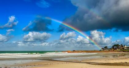 Maison avec piscine chauffée à 3 km de la plage