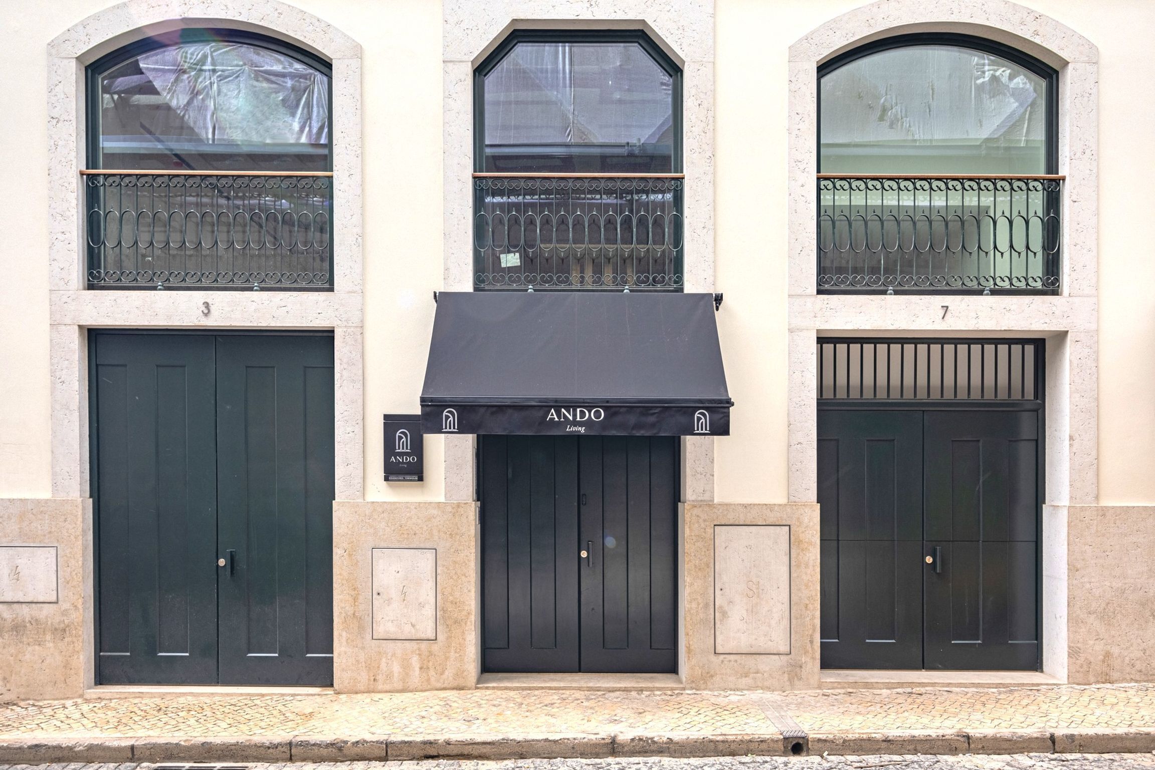 Majoituspaikan julkisivu