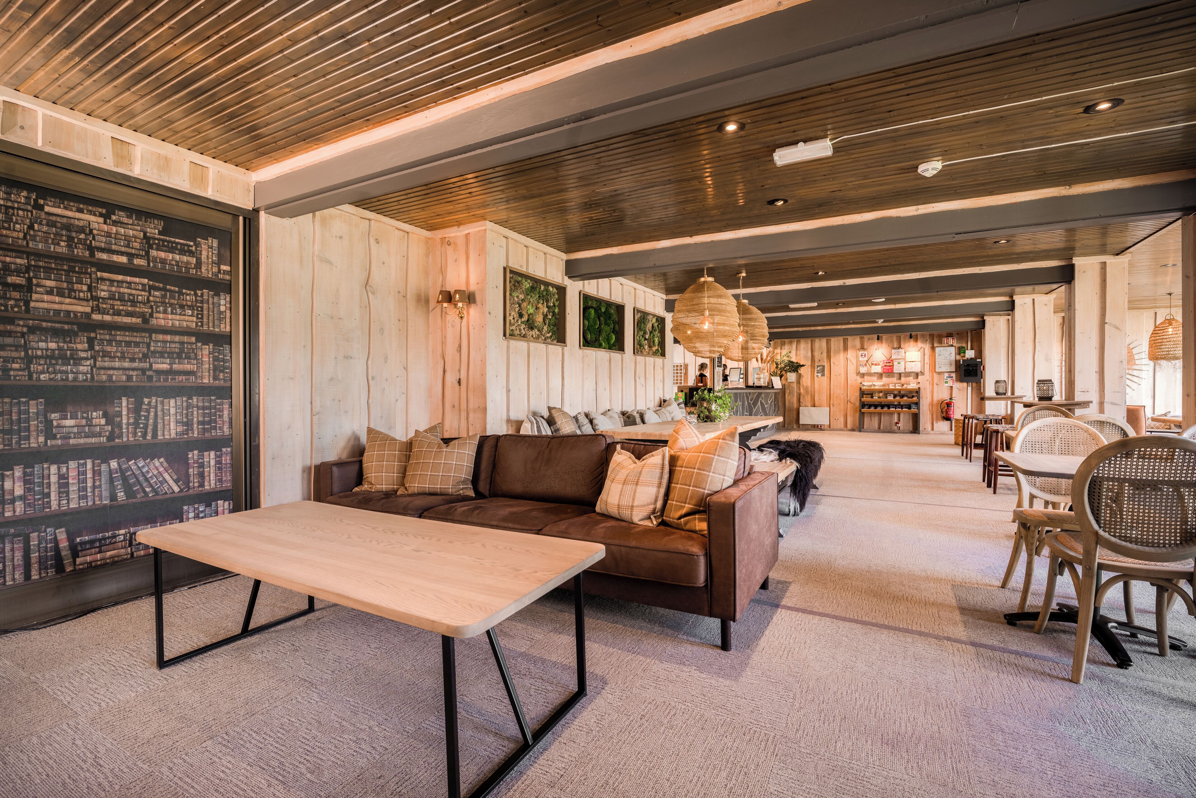 Sala de estar en el lobby