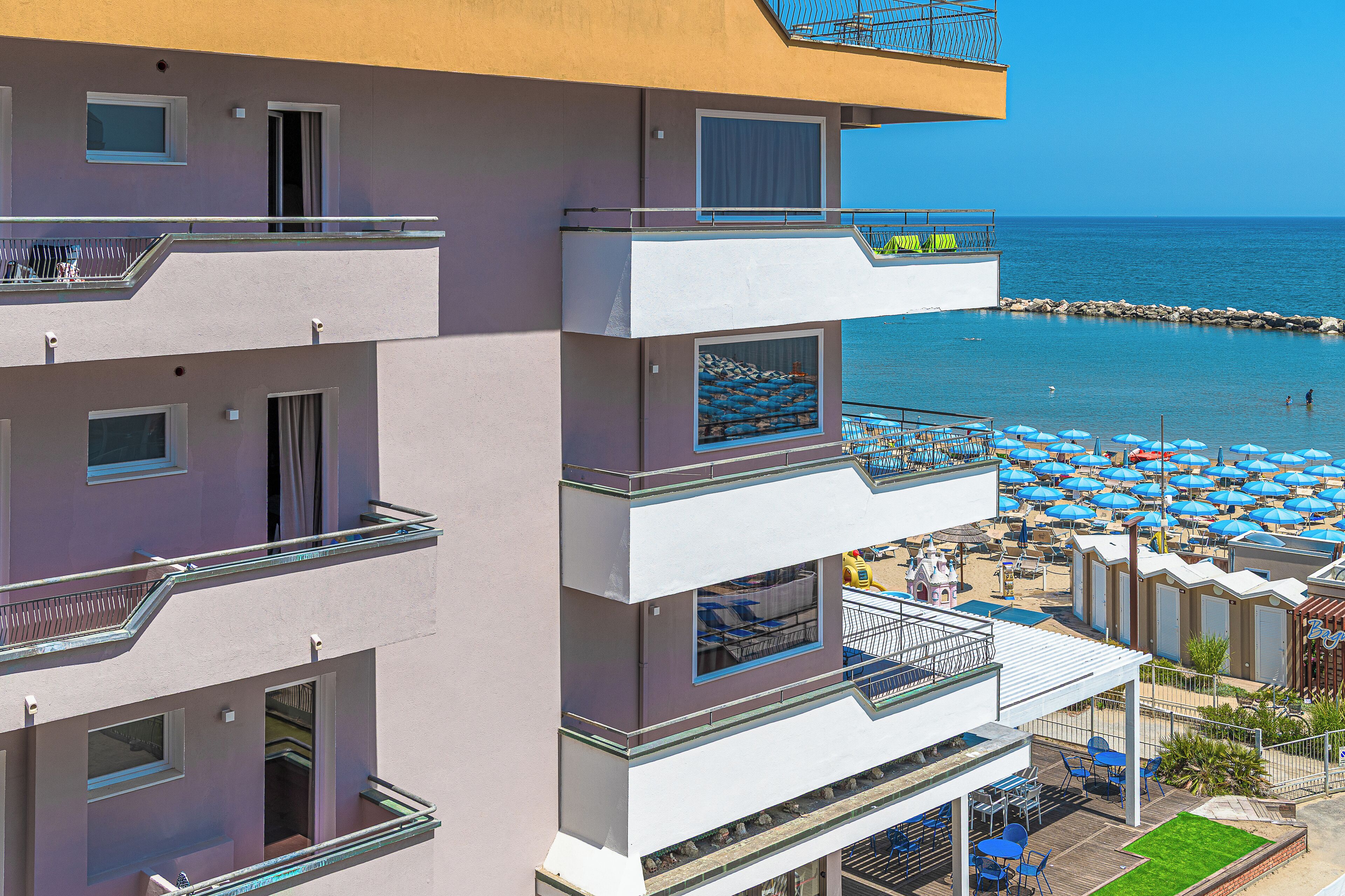 Fassade der Unterkunft