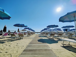 On the beach