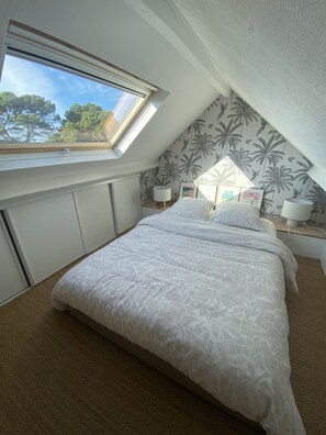 2 chambres, bureau, lit parapluie, Wi-Fi