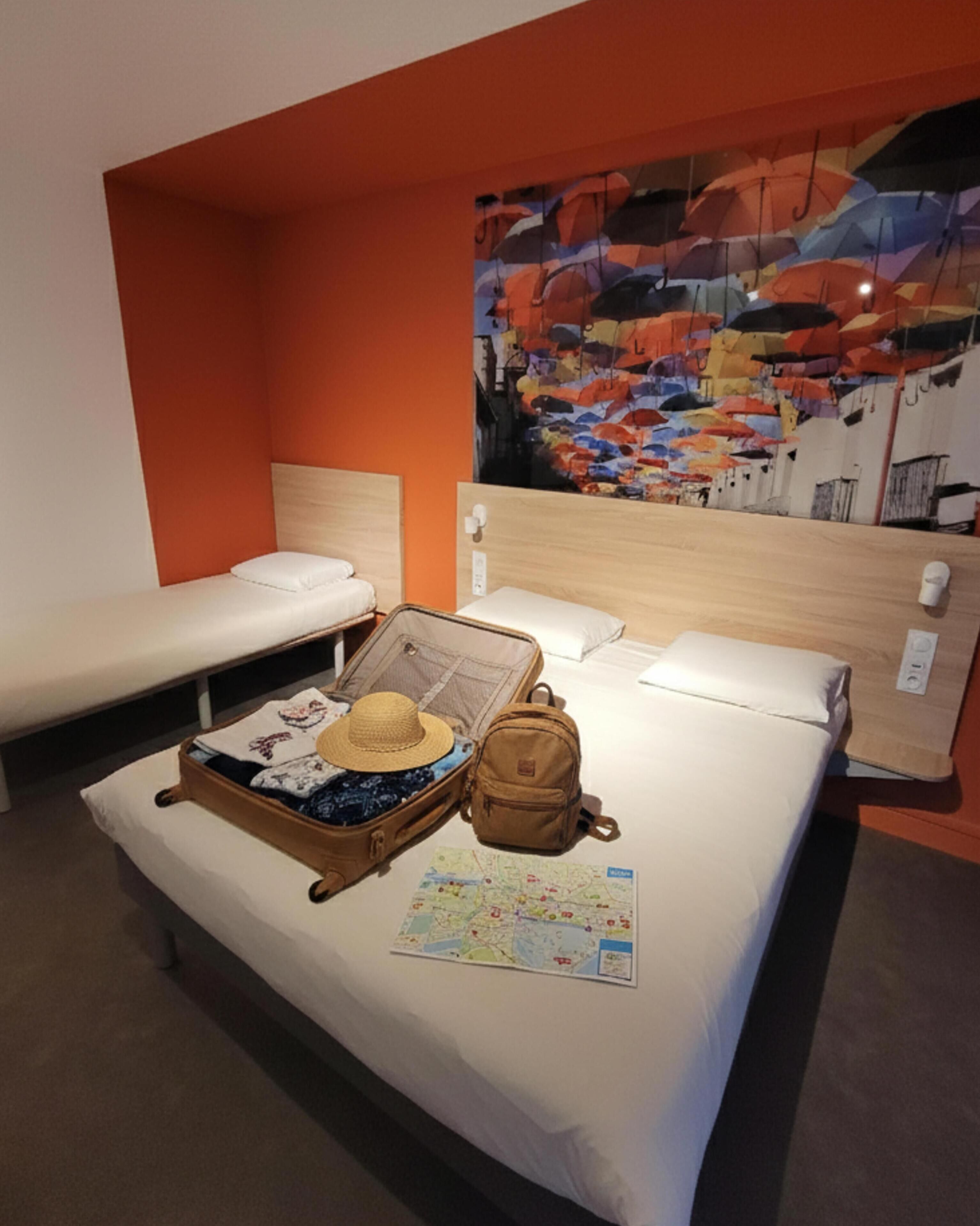 Standard Room, Multiple Beds | Laptop workspace, free WiFi, bed sheets