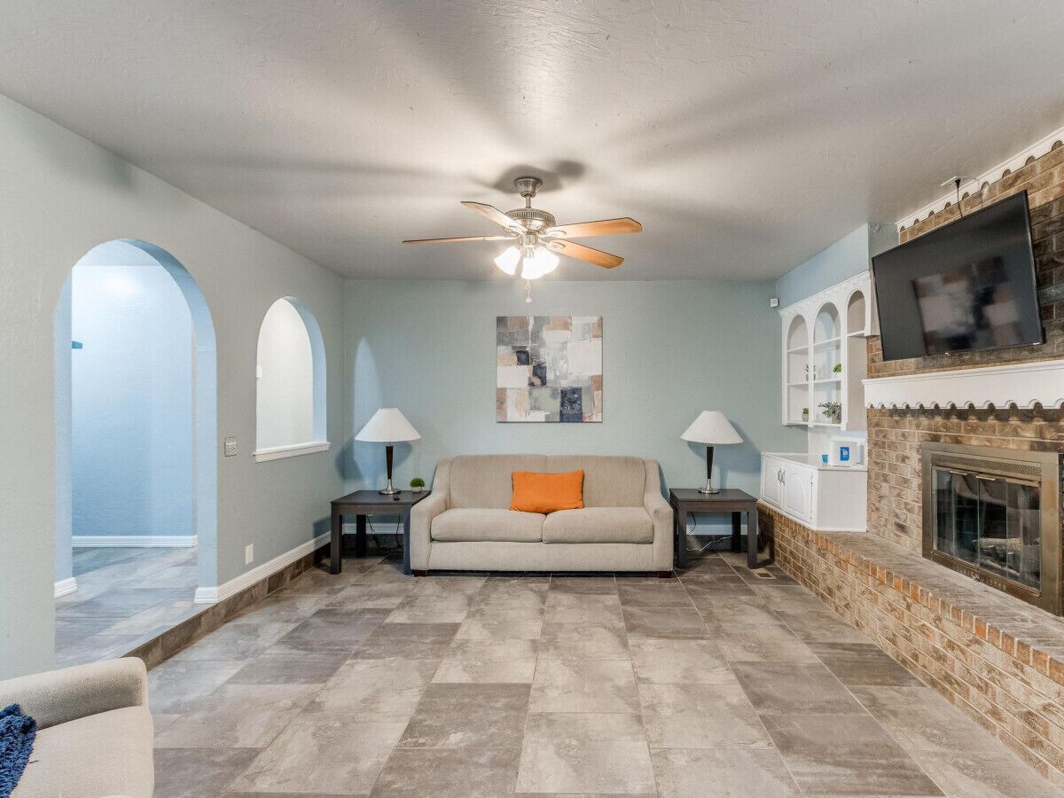 Televisor intel·ligent i llar de foc 