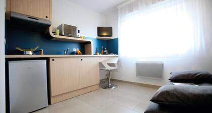 Studio calme et Cosy bien équipé