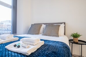 城市公寓 | 2 多间卧室、熨斗/熨衣板、免费 WiFi