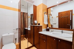 Een douche, een haardroger