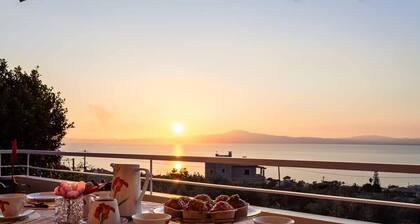 Verga Sunset Gem - Ilia Seaview Private Retreat