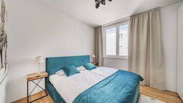 2 bedrooms, iron/ironing board, travel crib, WiFi