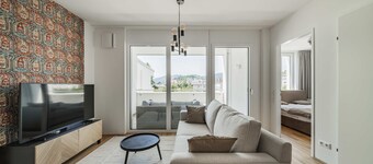 3 Zimmer Apartment mit Blick auf die Stadt