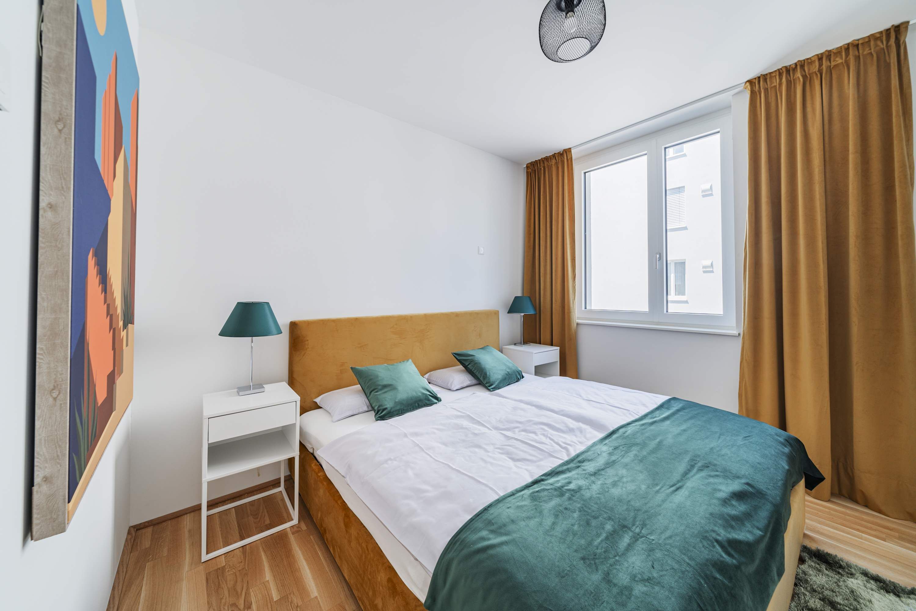 2 bedrooms, iron/ironing board, travel crib, WiFi