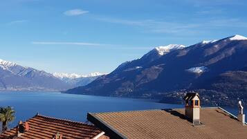 Vue depuis lâhĂ©bergement