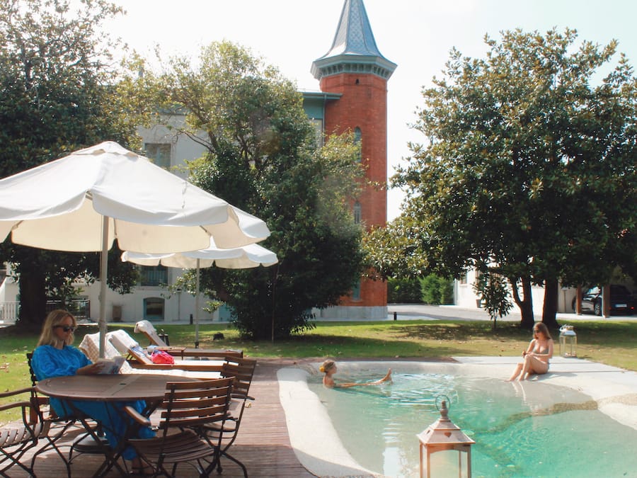 Seasonal outdoor pool