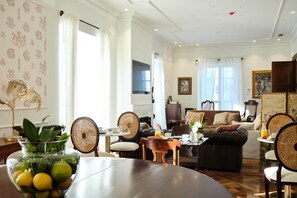 Daily buffet breakfast (EUR 15 per person)