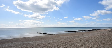 On the beach