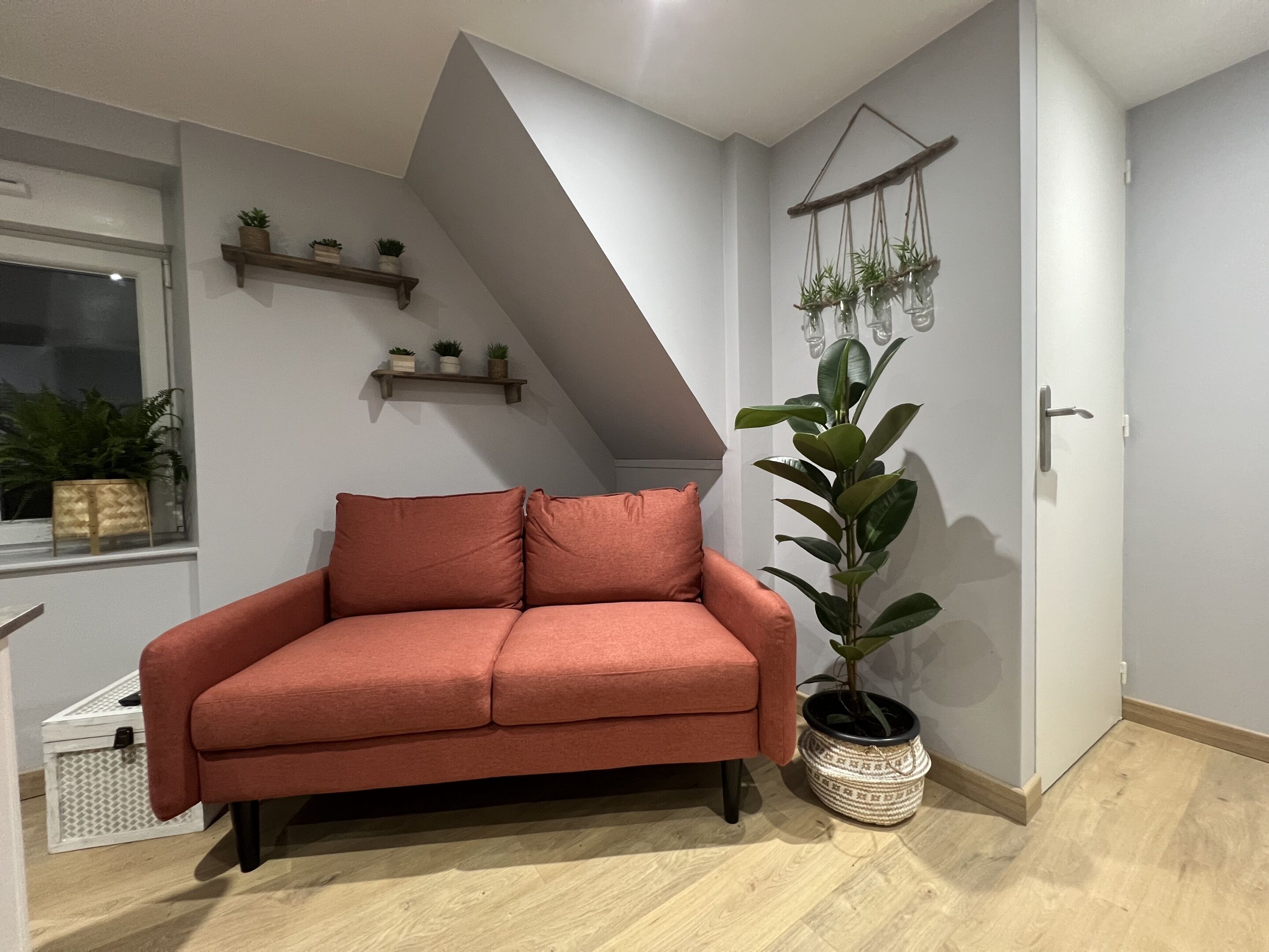 Comfort-Ferienhütte, mit Bad (Ma p’tite cabane) | Eigene Küche | Mikrowelle, Espressomaschine, Wasserkocher mit Kaffee-/Teezubehör