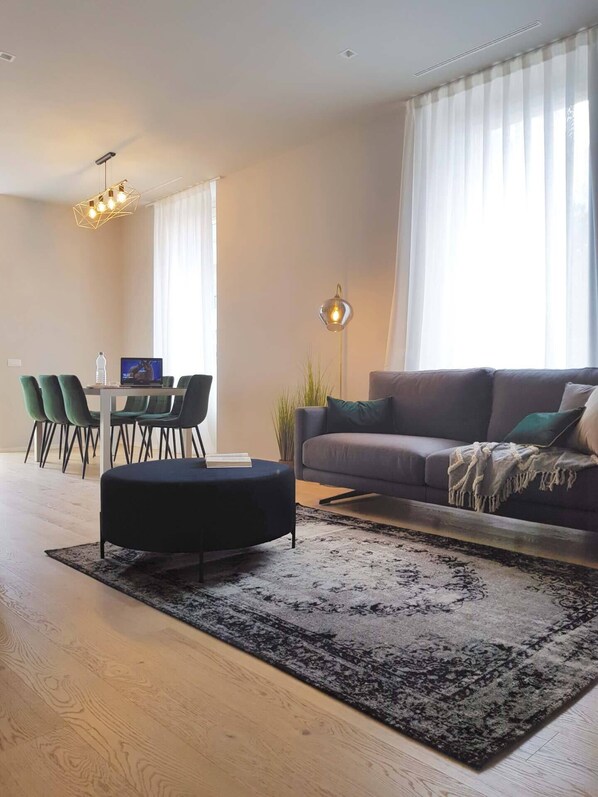 Exclusive-huoneisto | Oleskelualue