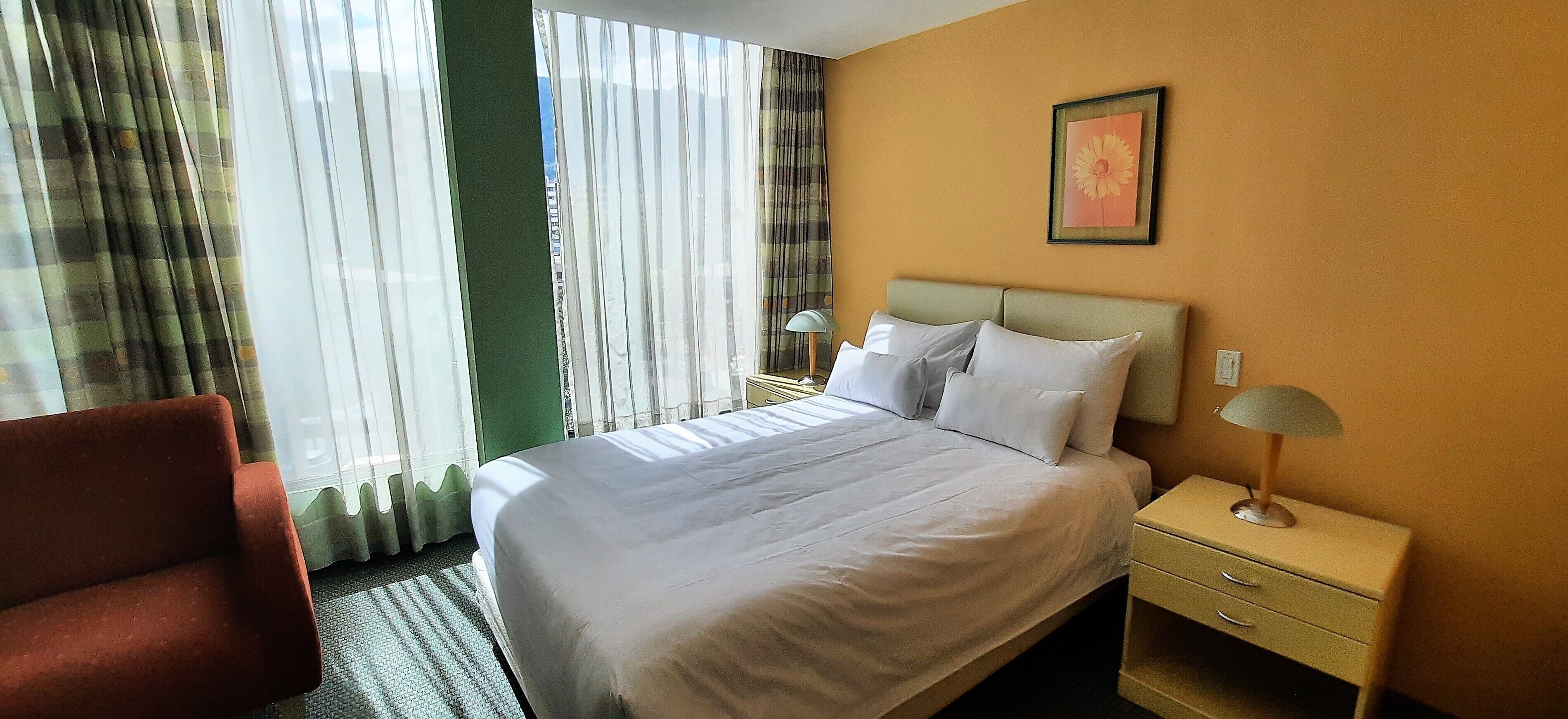 1 habitación, wifi, ropa de cama y acceso para silla de ruedas 