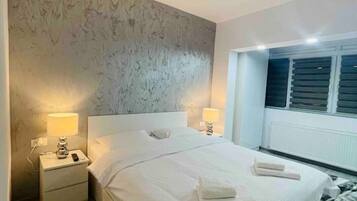 2 slaapkamers, een kluis op de kamer, geluiddichte muren