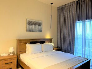 Lägenhet (1 Bedroom) | 1 sovrum, individuell inredning, unika möbler och strykjärn/strykbräda