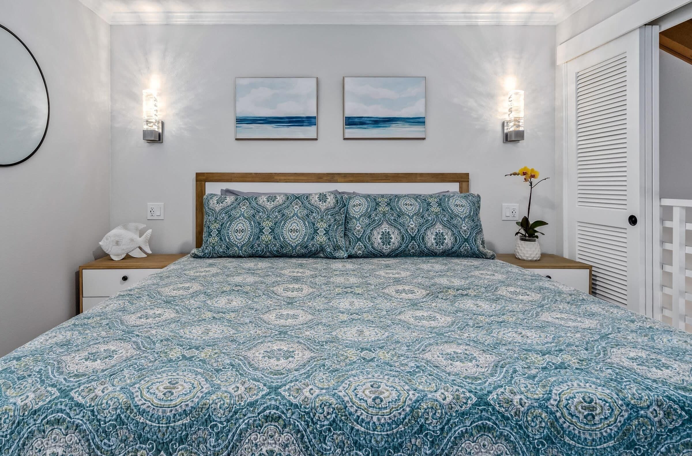 2 bedrooms, desk, iron/ironing board, WiFi