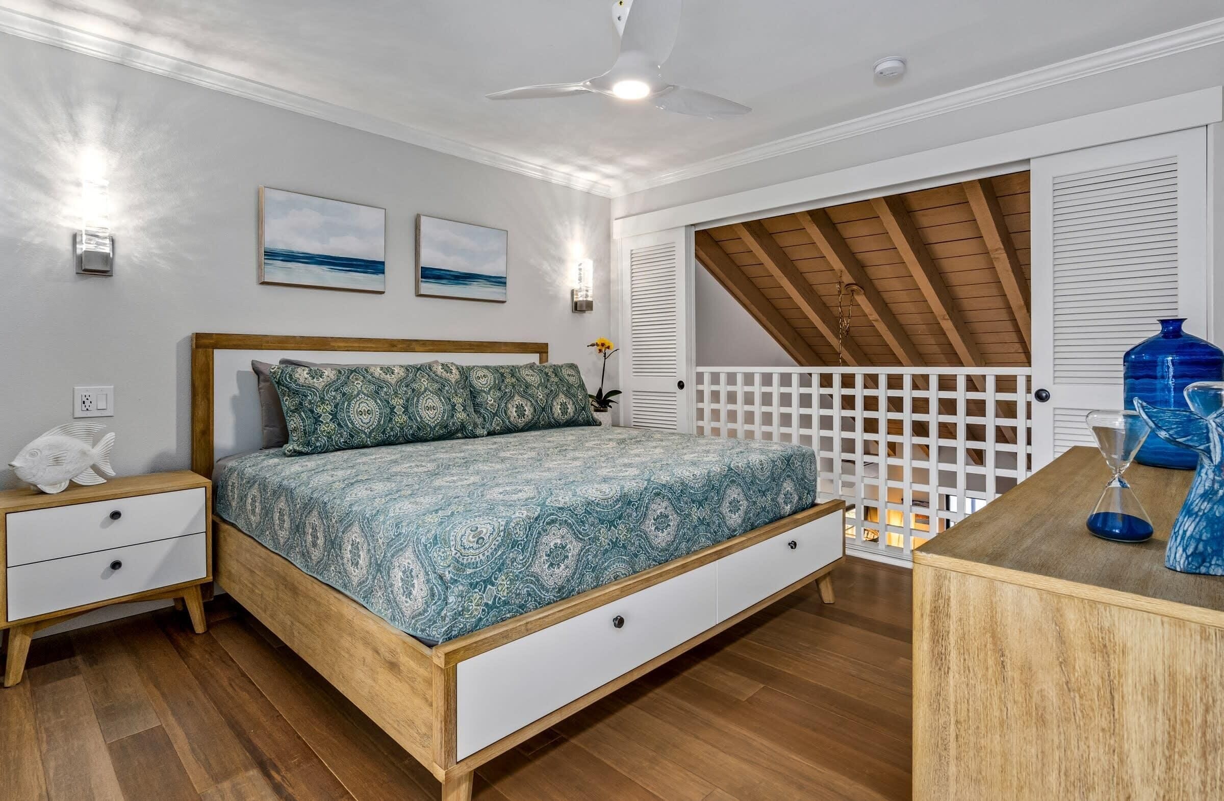 2 bedrooms, desk, iron/ironing board, WiFi