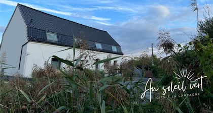 Au Soleil vert : Cottage dans un cadre naturel privilégié