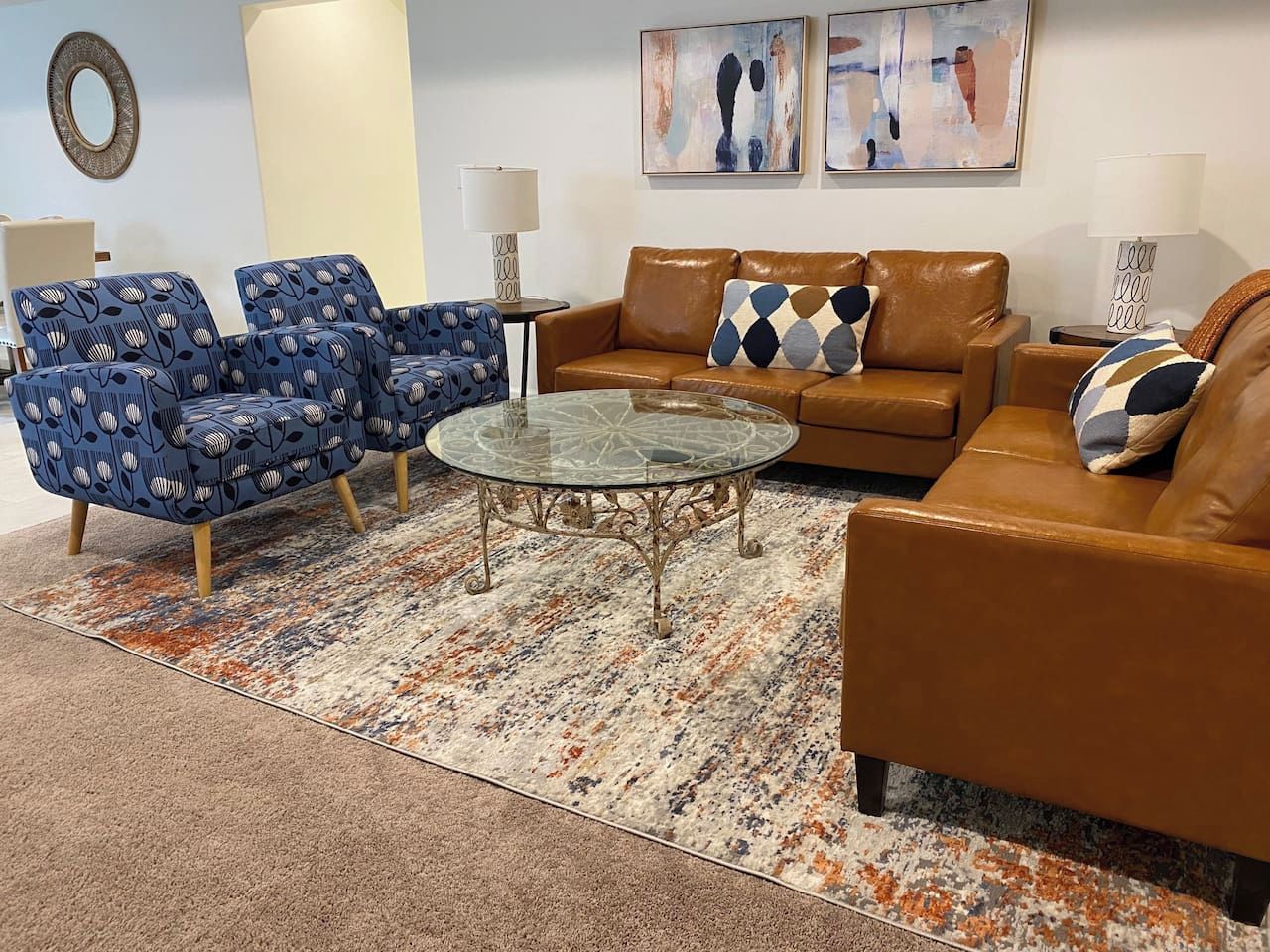 Living room with plenty of seating