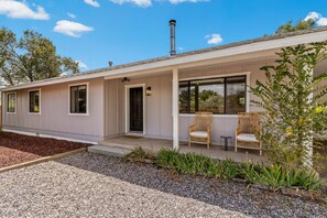 Welcome home! Relax on the front porch in the gorgeous Northern Arizona weather. - The Getaway in Williams  (Williams)