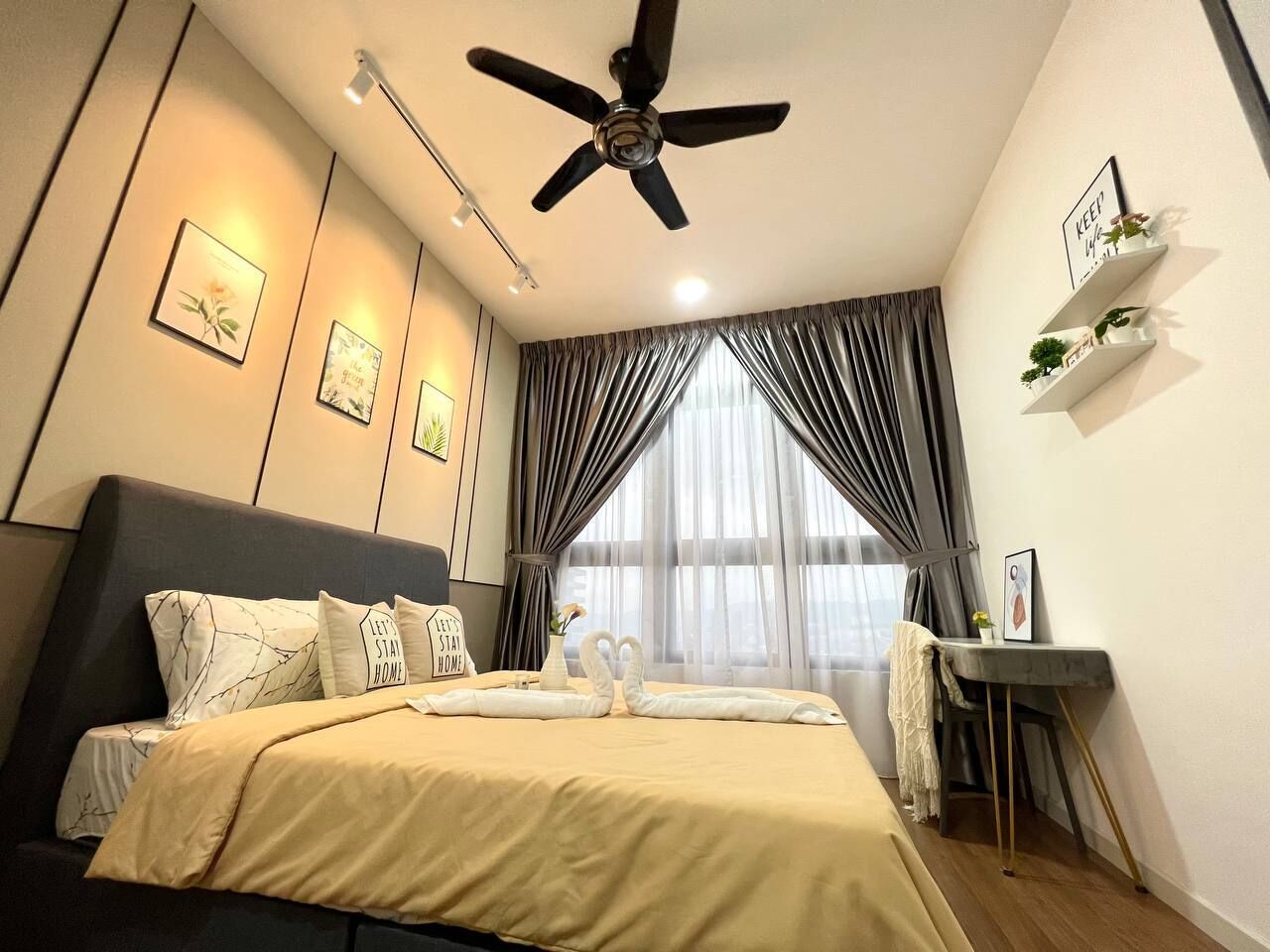 3 dormitorios, escritorio, tabla de planchar con plancha y wifi gratis