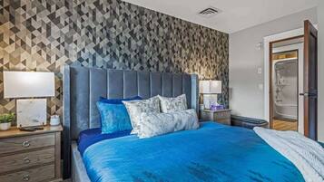 2 bedrooms, iron/ironing board, travel crib, WiFi