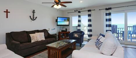 Maison, plusieurs lits (Sun Chaser) | Coin séjour