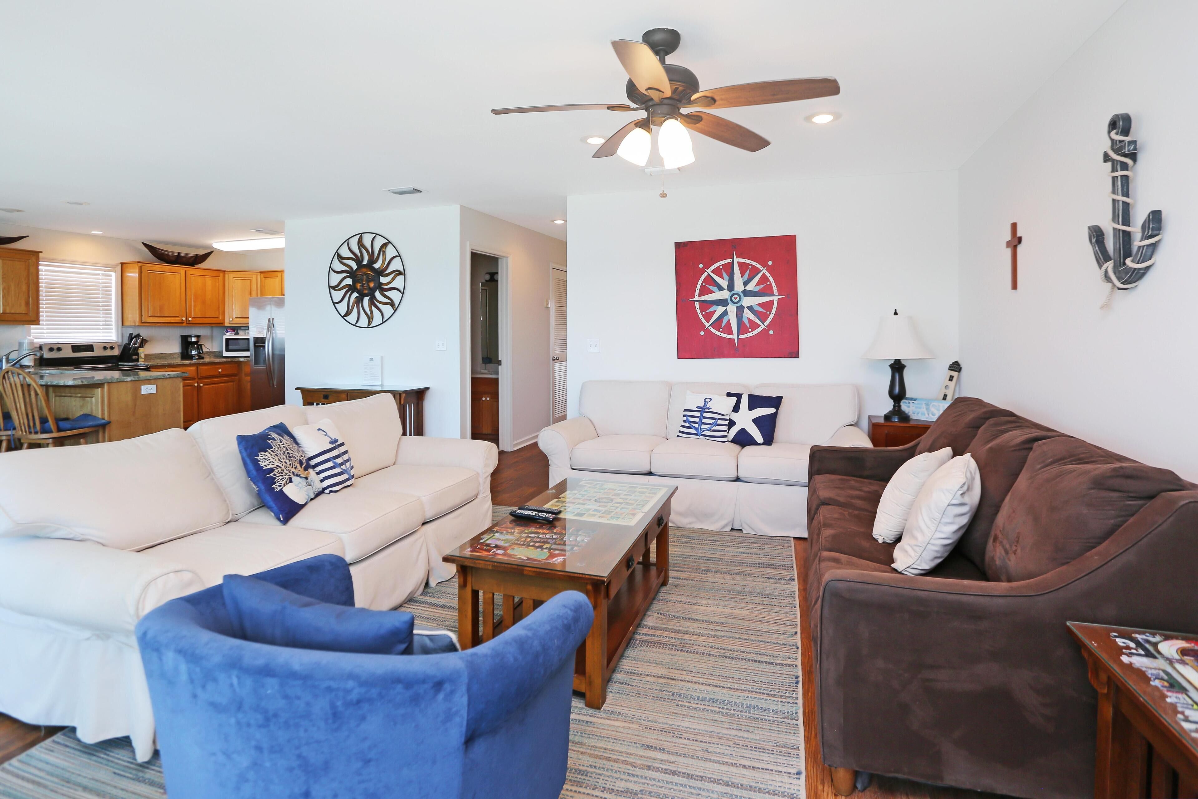 Casa, varias camas (Sun Chaser) | Zona de estar