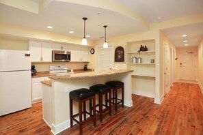 Condo, Multiple Beds (Club at Mexico Beach 2J) | Private kitchen | Oven, toaster - Club at Mexico Beach 2J (Port St. Joe)