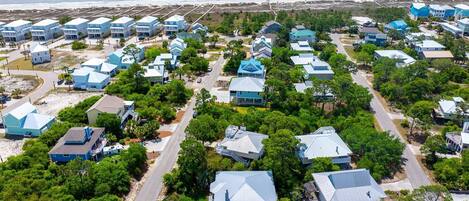 House, Multiple Beds (A Swell Life) | Aerial view