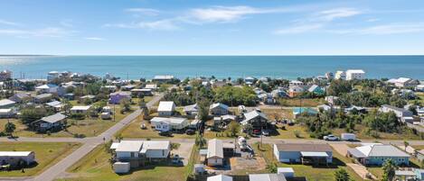 Hus, flere senger (The Starfish) | Luftbilde