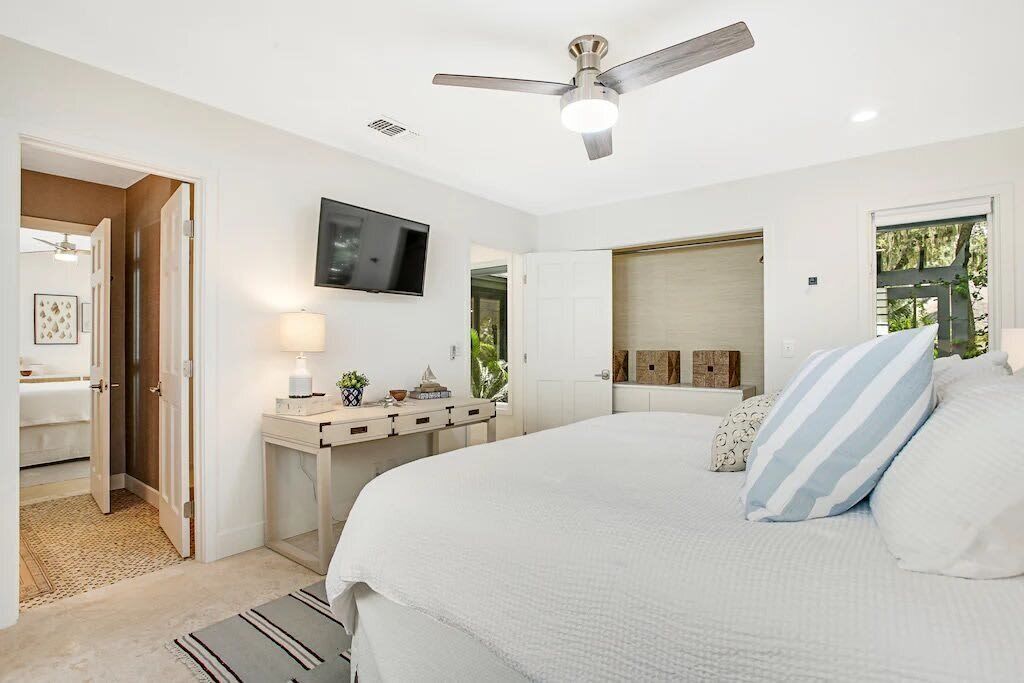 3 soverom, skrivebord, strykejern/-brett og wi-fi (inkludert)