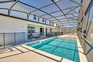 Una piscina riscaldata